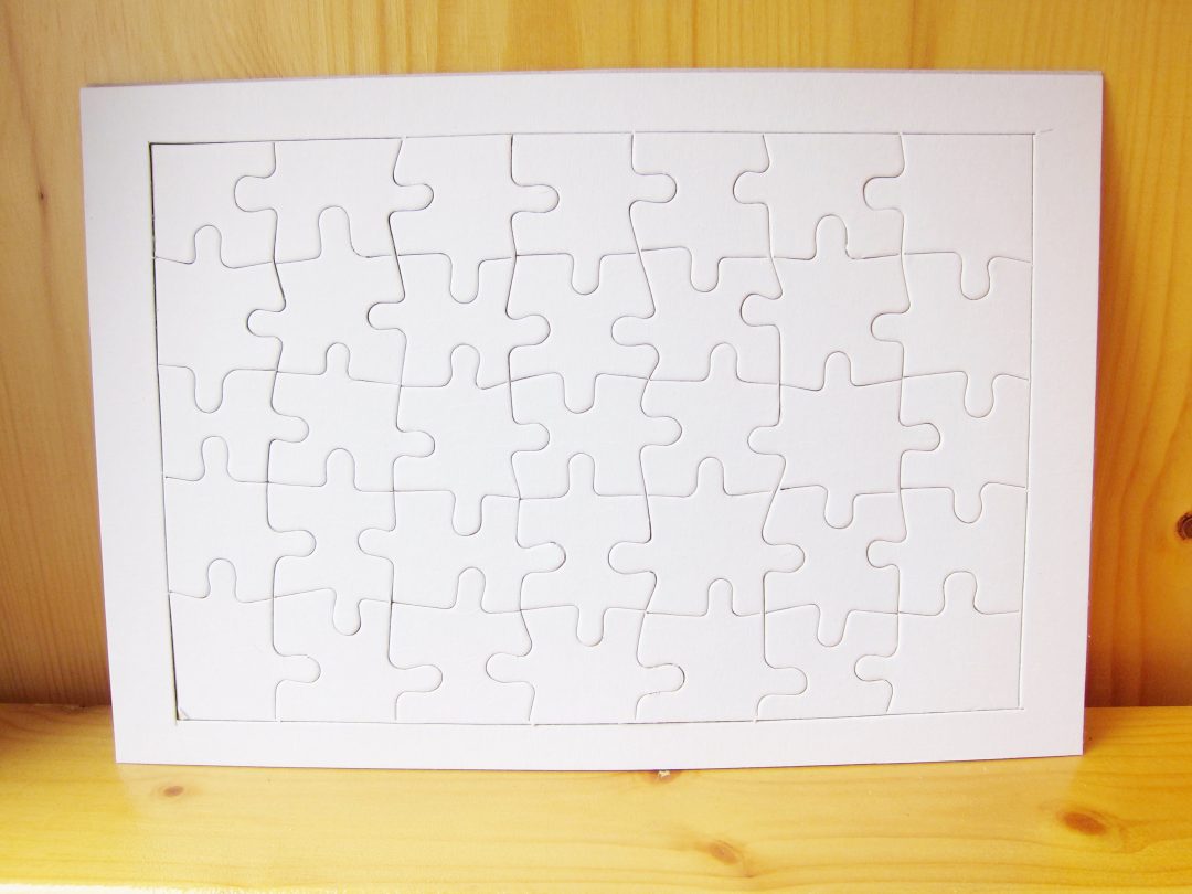 3 Blank Jigsaw / Puzzles, Rectangle - Shine Kids Crafts