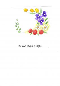 free printable floral drawing