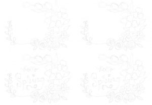 free printable floral coloring